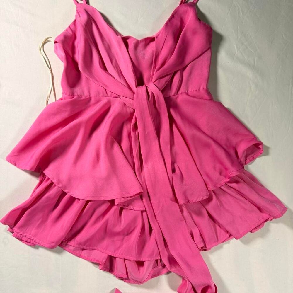 Beautiful pink feminine romantic top
